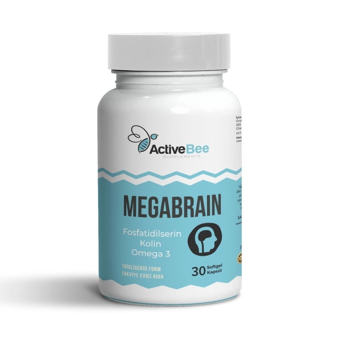 MegaBrain / Fosfatidilserin & Kolin & Omega-3 & B12 30 Softgel Kapsül