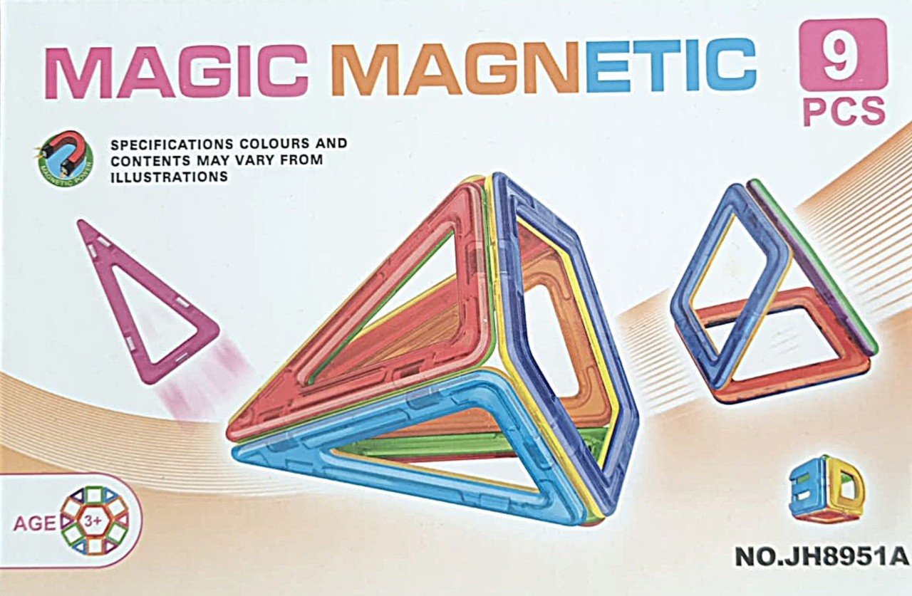 Magic Magnetic 9 parça Mıknatıslı Bloklar