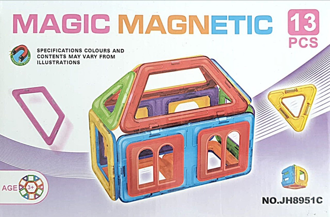Magic Magnetic 13 parça Mıknatıslı Bloklar