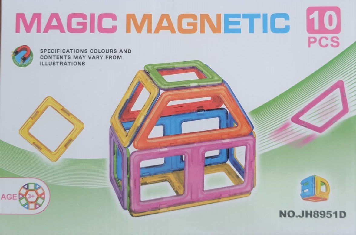 Magic Magnetic 10 parça Mıknatıslı Bloklar