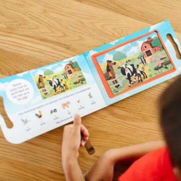 Melissa&Doug Mıknatıslı Yapboz Seti 2x15 Çiftlik