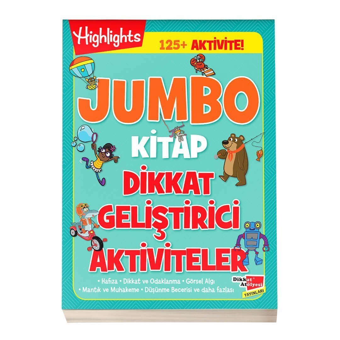 HighLights Jumbo Kitap Dikkat Geliştirici Aktiviteler