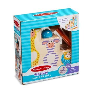 Melissa & Doug Ahşap Çak Yuvarla Basamaklar