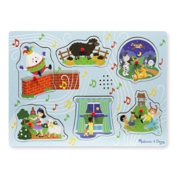 Melissa&Doug Ahşap Sesli Yapboz İng. Çocuk Şarkıları 2