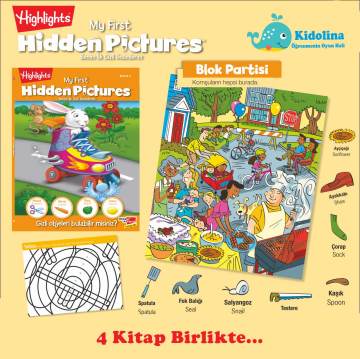 HighLights My First Hidden Pictures 4 Kitap 3-6 Yaş