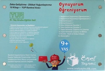 YUP 9+ Yaş Eğitim Seti (10 kitapçık+kontrol aracı)