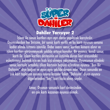 Süper Dahiler Oyun Temelli Öğrenme Çarpma X6'dan X9'a kadar