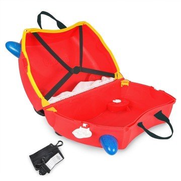 Trunki Çocuk Bavulu İtfaiye Aracı Frank Valiz