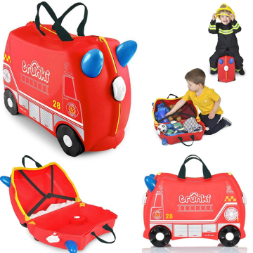 Trunki Çocuk Bavulu İtfaiye Aracı Frank Valiz