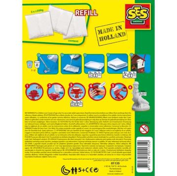 Ses Creative Kalıba Dök ve Boya Yedek Alçık 900 gr