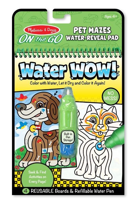 Melissa&Doug Water Wow! Evcil Hayvanlar Bulmaca