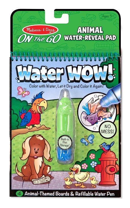Melissa&Doug Water Wow! Su ile Boyama Kitabı Hayvanlar
