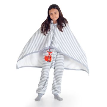 Owli Giyilebilir Battaniye Çocuk 80x120 cm
