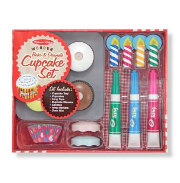 Melissa&Doug Ahşap Cupcake Seti Ödüllü Oyun