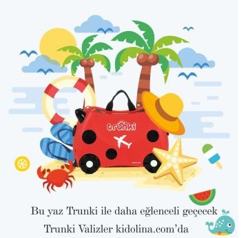 Trunki Çocuk Bavulu Uğurböceği Harley Valiz