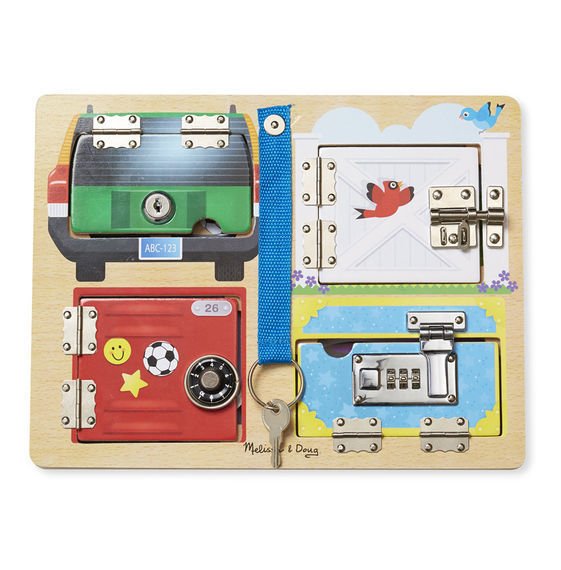 Melissa&Doug Ahşap Kilit ve Çilingir Tahtası