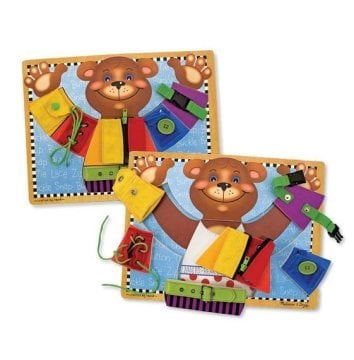 Melissa&Doug Ahşap Temel Beceri Geliştirme Tahtası