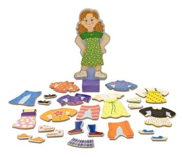 Melissa&Doug Ahşap Mıknatıslı Giydirme Oyunu Maggie