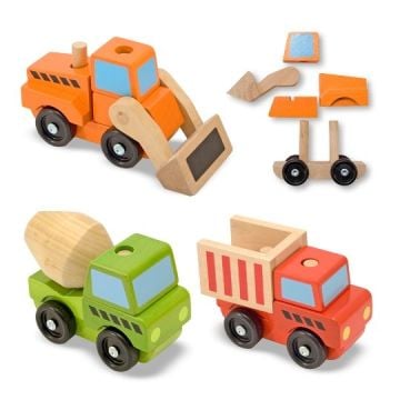 Melissa&Doug Ahşap İnşaat Araçları Seti