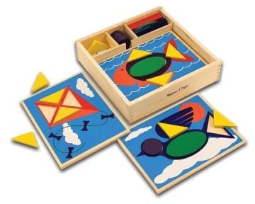 Melissa&Doug Ahşap Şekil Bulmaca