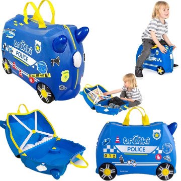 Trunki Çocuk Bavulu Polis Arabası Percy