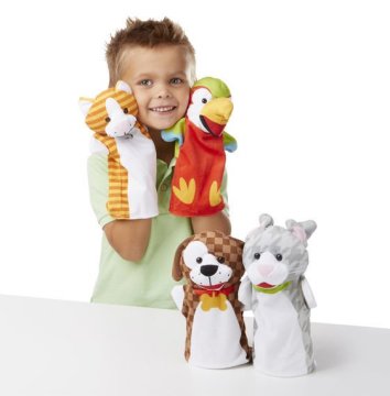 Melissa&Doug El Kukla Seti Evcil Hayvanlar