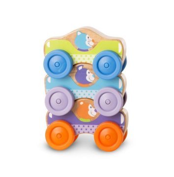 Melissa&Doug Ahşap Arabalar ve Hayvanlar