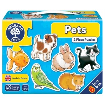 Orchard Pets 2 Parça Evcil Hayvanlar Yapbozu