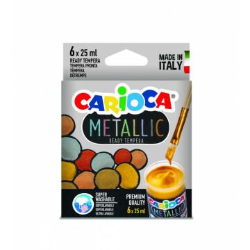 Carioca Metalik Tempera Sulu Boya Super Yikanabilir