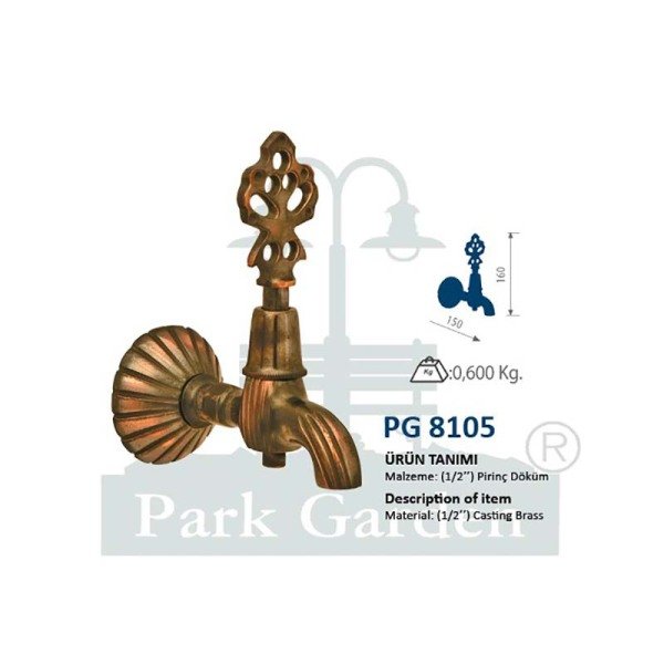 PG 8105 Musluk Bronz