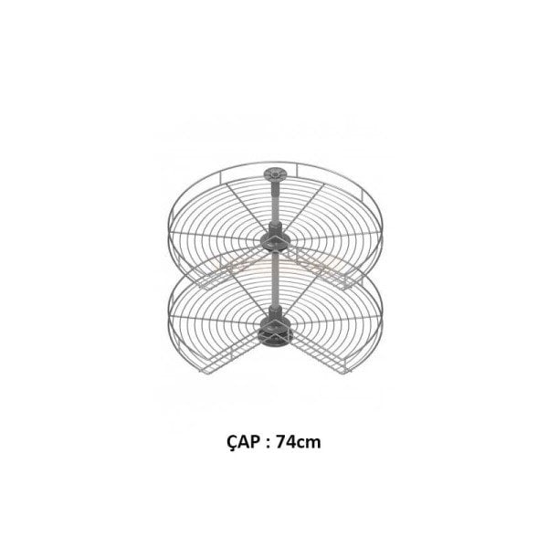 S-3021-C Döner 3/4/ Tel Sepet R:74cm