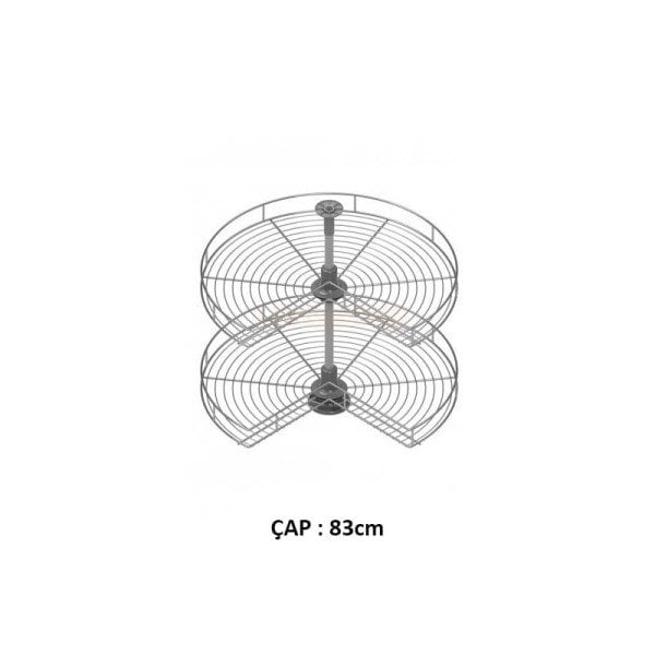 S-3022-C Döner 3/4/ Tel Sepet R:83cm