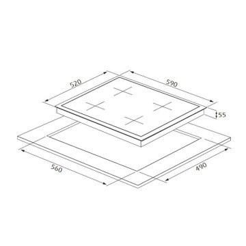 Ocak CS5335S01 Gri