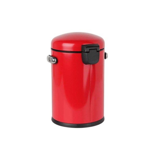 CW1294- Mini Çöp Kovası Retro 4,5lt Kırmızı