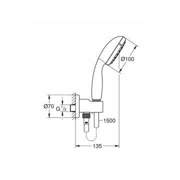 26406001 NTempesta 100 II El Duşu Seti 5,7l