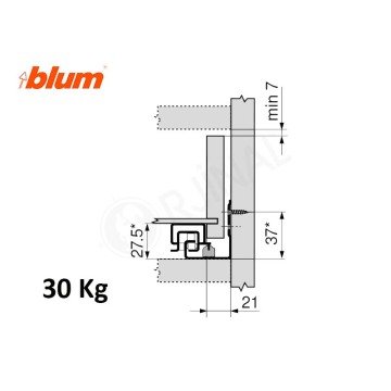 Tandem Teleskopik  Entegre Ray Tk. ''18mm''