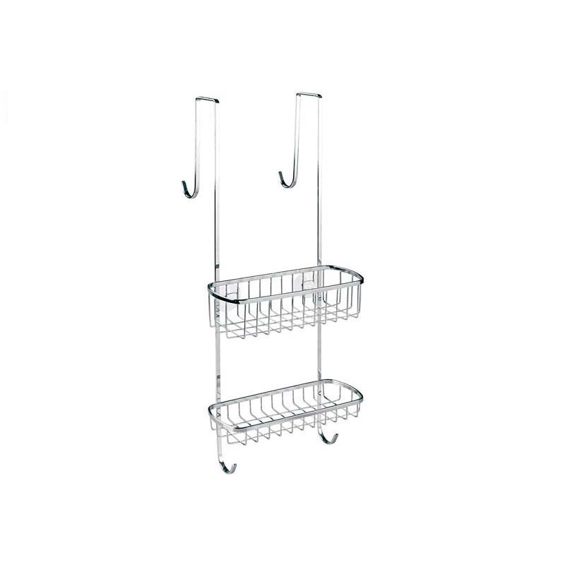 59602 Gia Over Door Shower Caddy Krom