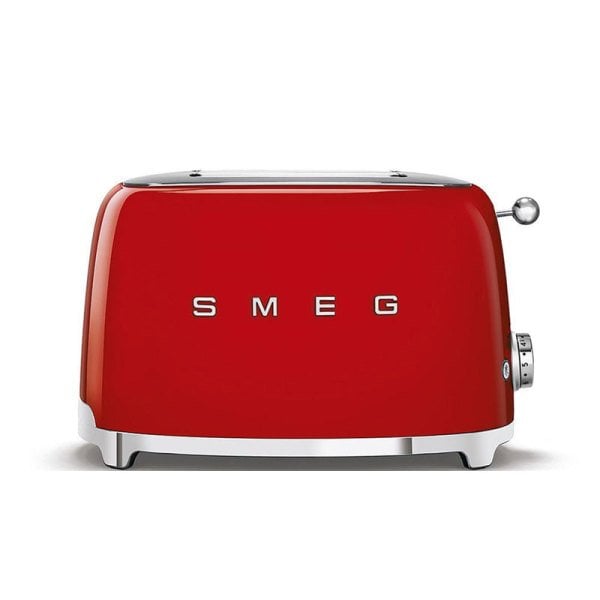 Smeg Ekmek Kızartma 2x1 Kırmızı TSF01RDEU