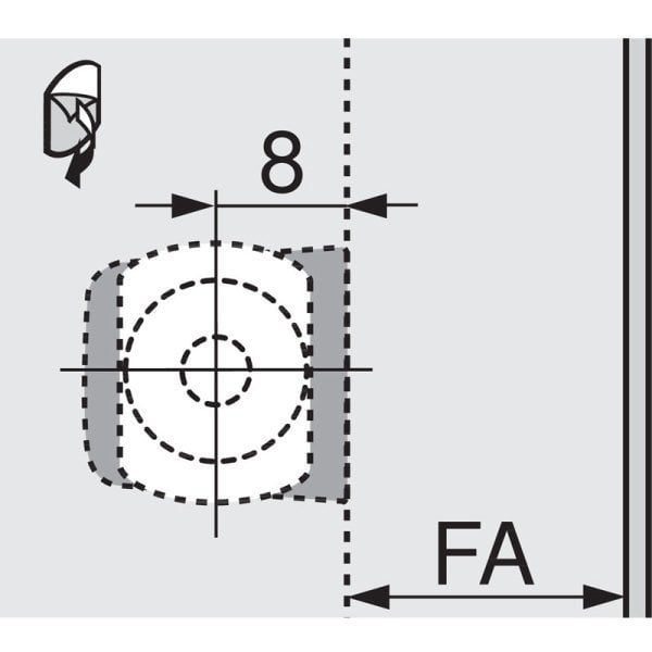 TIP-ON Uzun Adaptör Beyaz 956A1201