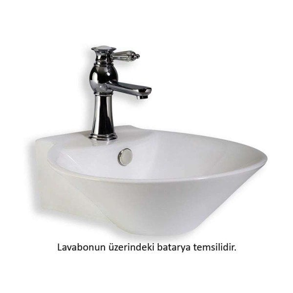 E-5036 T.Üstü Lavabo Beyaz  445*415*150