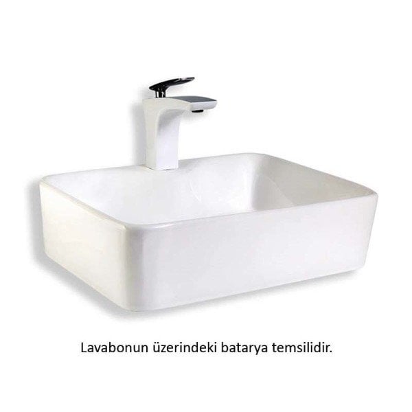 E-5405 T.Üstü Lavabo Beyaz  475*370*130