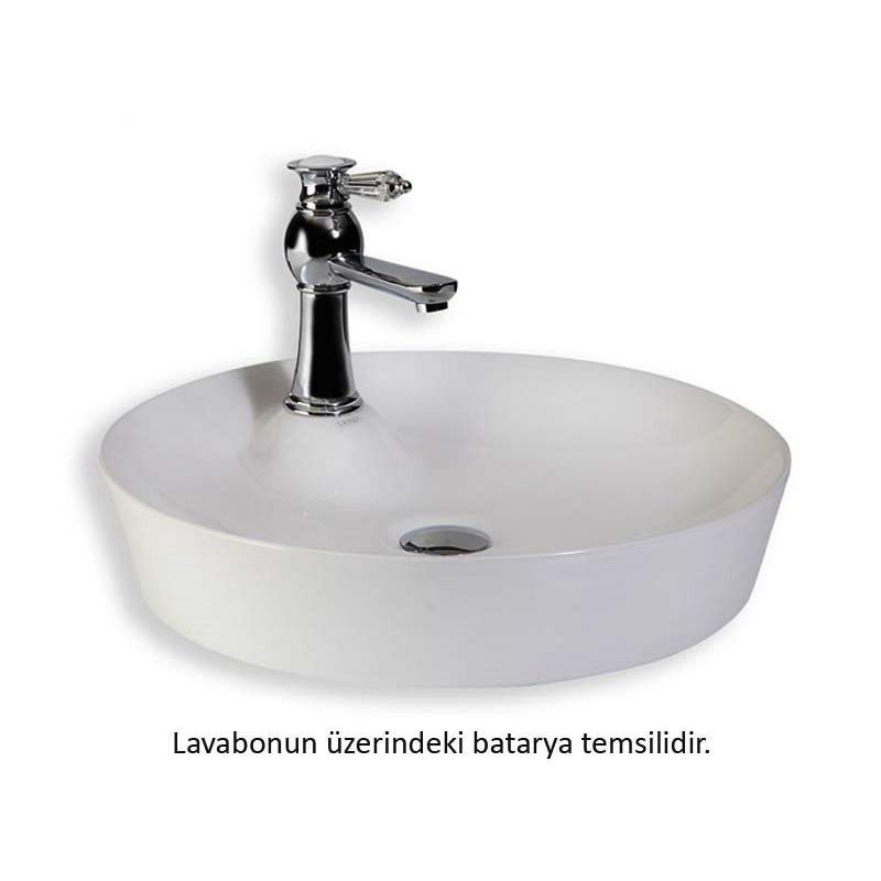 E-4044 T.Üstü Lavabo Beyaz