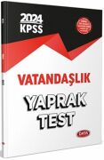 Data Yayınları 2024 KPSS Vatandaşlık Yaprak Test