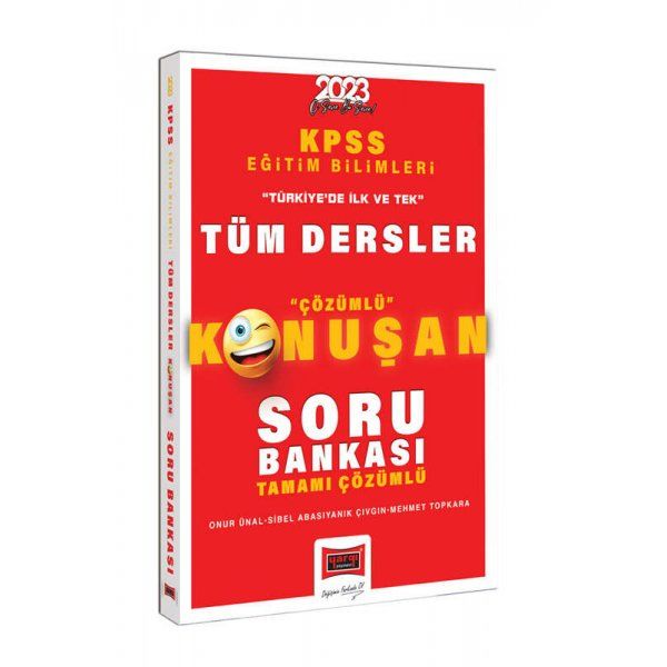 Yargı Yayınları 2023 KPSS Eğitim Bilimleri Tüm Dersler Tamamı Çözümlü Konuşan Soru Bankası