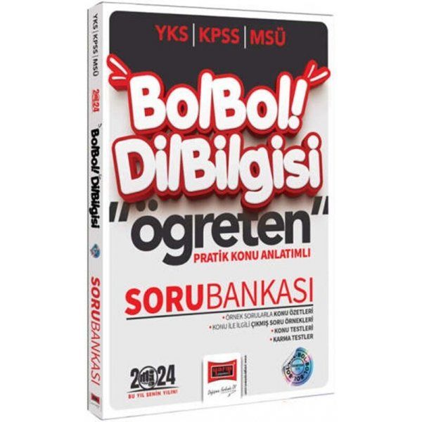 Yargı Yayınları 2024 KPSS MSÜ YKS Bol Bol Öğreten Dil Bilgisi Pratik Konu Anlatımlı Soru Bankası