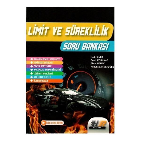 Hız ve Renk Yayınları Limit ve Süreklilik Soru Bankası