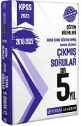 Pegem Yayınları 2023 KPSS Eğitim Bilimleri Konu Konu Düzenlenmiş Tamamı Çözümlü Çıkmış Sorular Son 5 Sınav