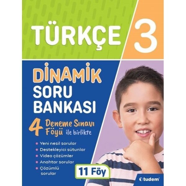 Tudem Yayınları 3. Sınıf Türkçe Dinamik Soru Bankası