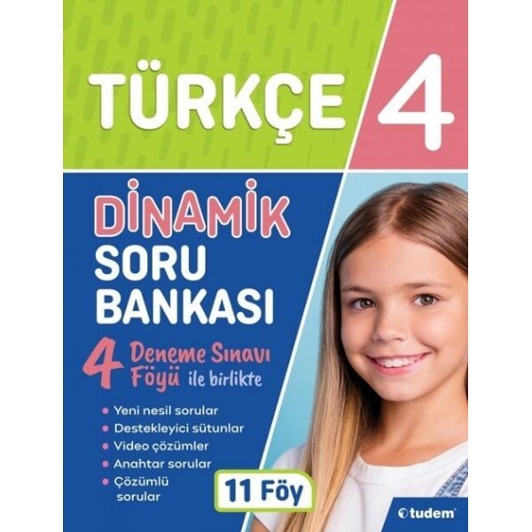 Tudem Yayınları 4. Sınıf Türkçe Dinamik Soru Bankası