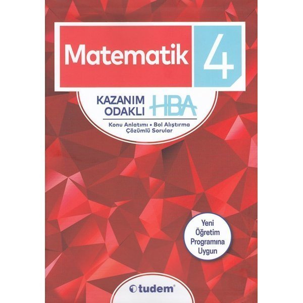 Tudem Yayınları 4. Sınıf Matematik Kazanım Odaklı HBA